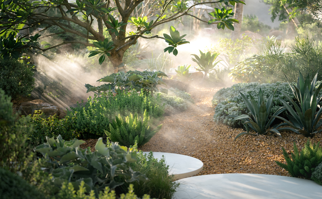 海口江东麓岛阅海新作样板区丨中国海口丨成都市易境园艺有限责任公司,DEAL德珈设计等-0