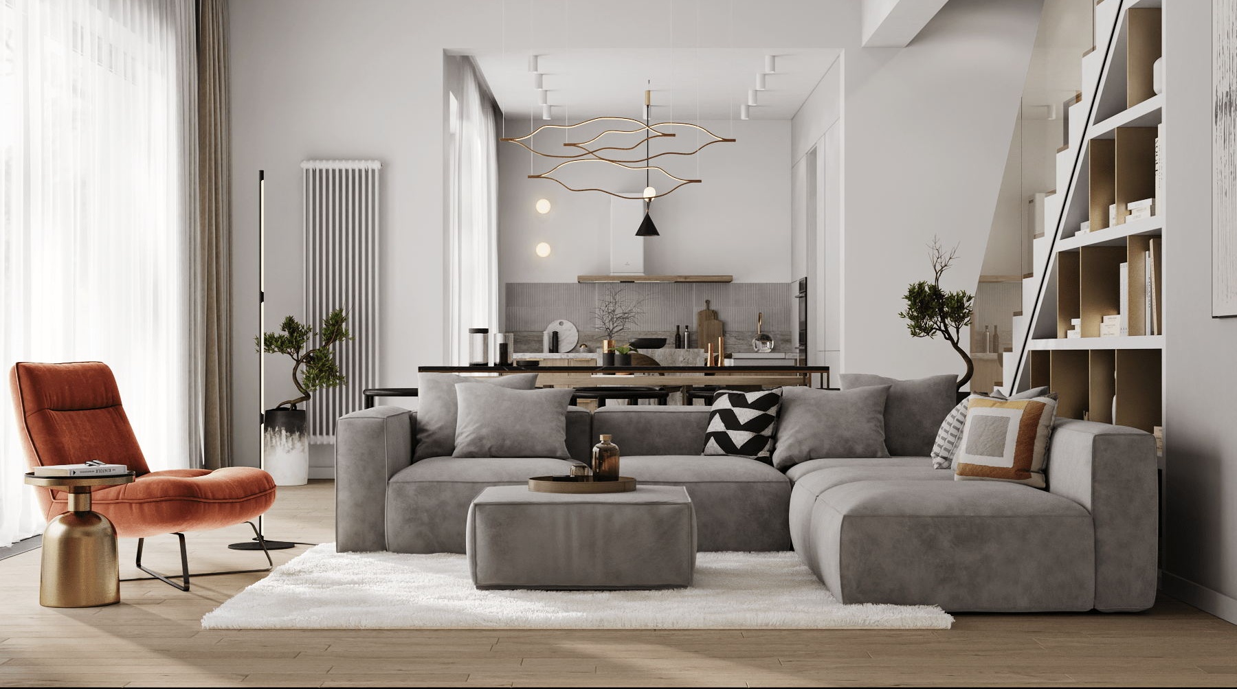 莫斯科别墅设计丨俄罗斯莫斯科-1