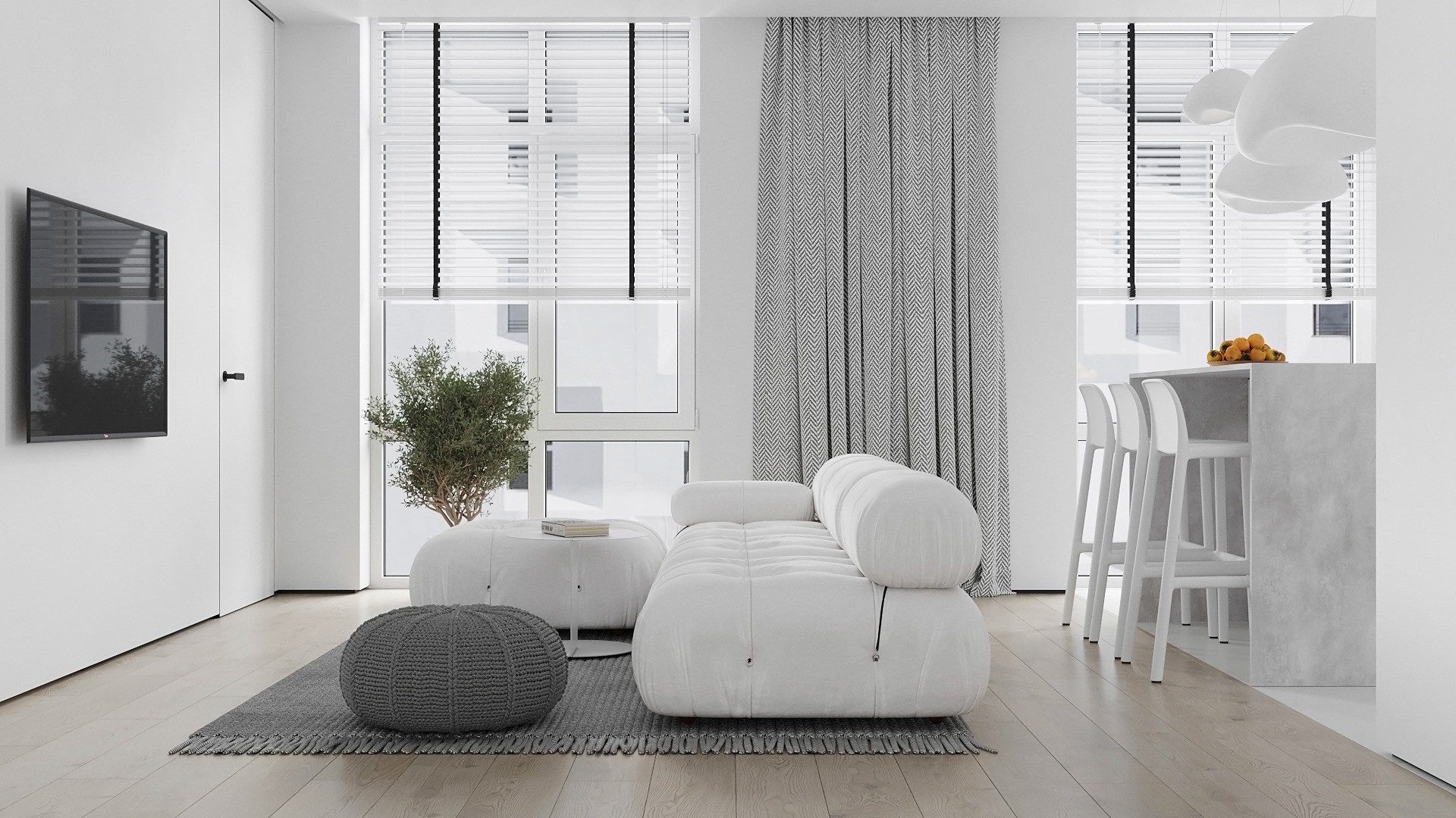 白色系简约风住宅设计 让简约更有格调！-4