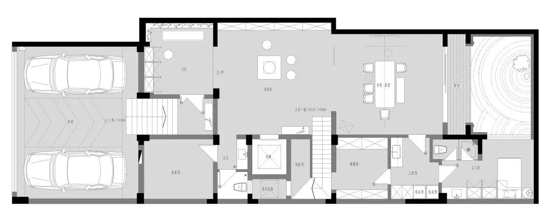 现代轻奢别墅设计丨山水装饰集团-14
