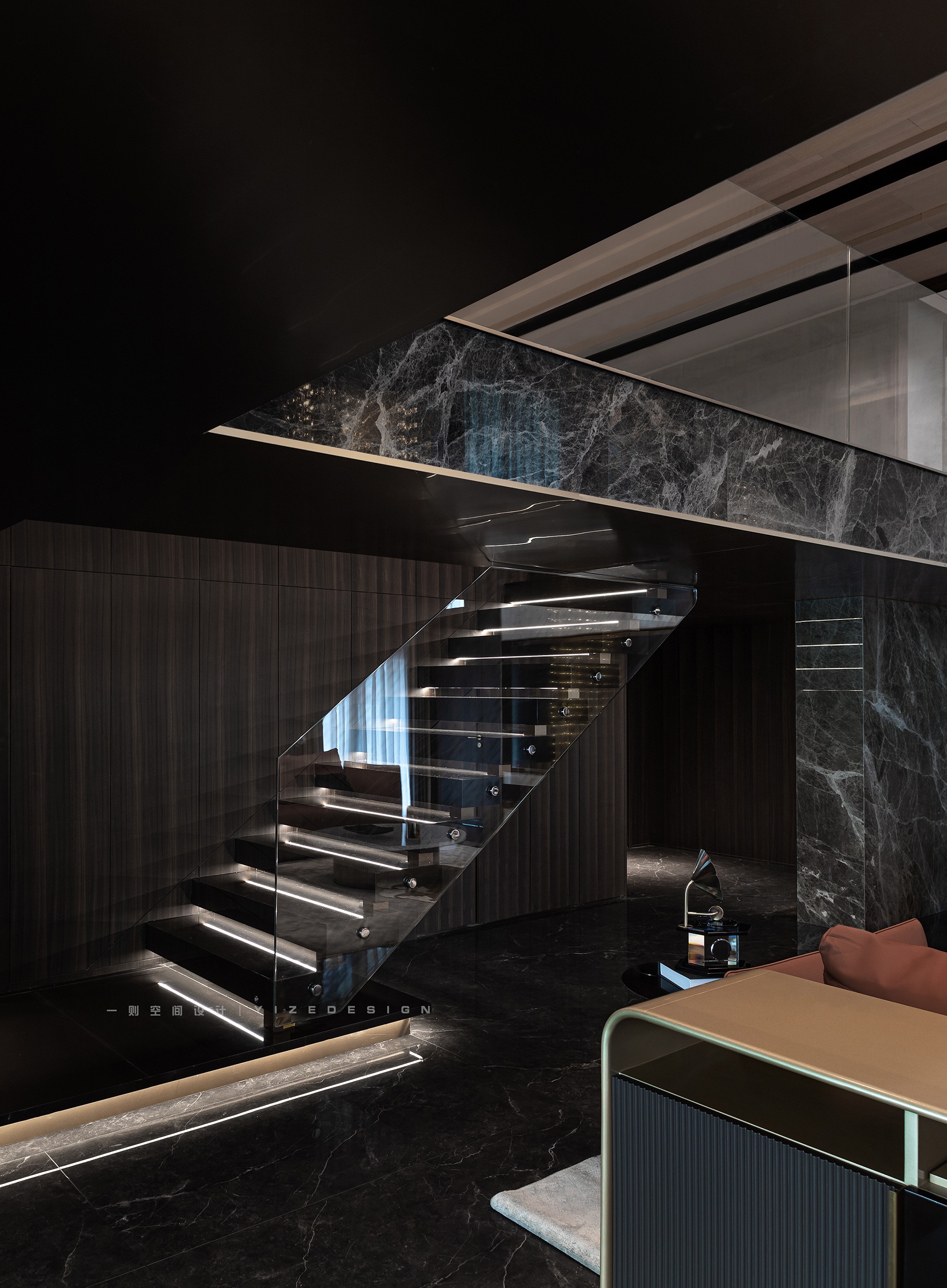 现代轻奢杭州跃层住宅设计丨中国杭州丨赵艺哲设计工作室-39