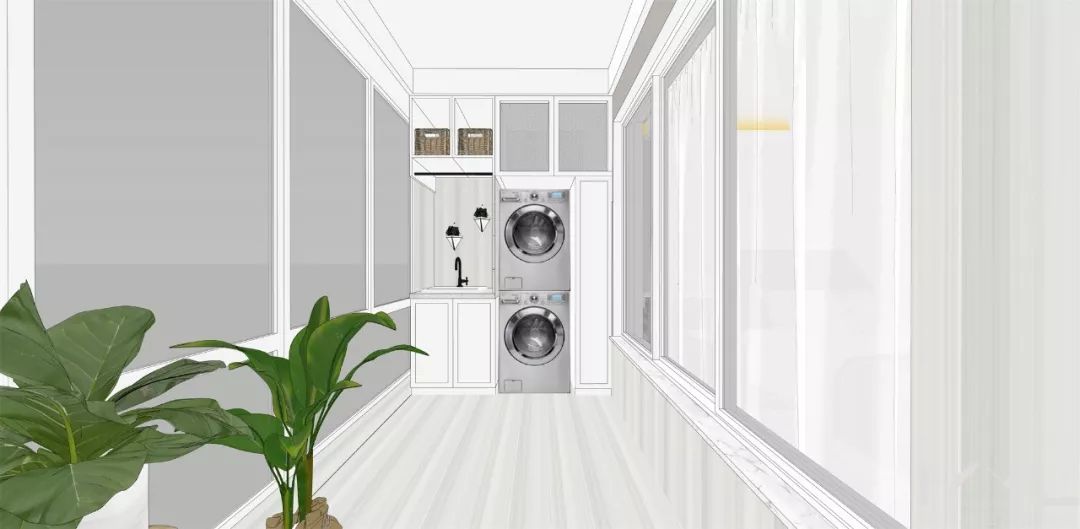 南京 124㎡现代美式混搭家居，开放式厨房、飘窗改造亮点多-72