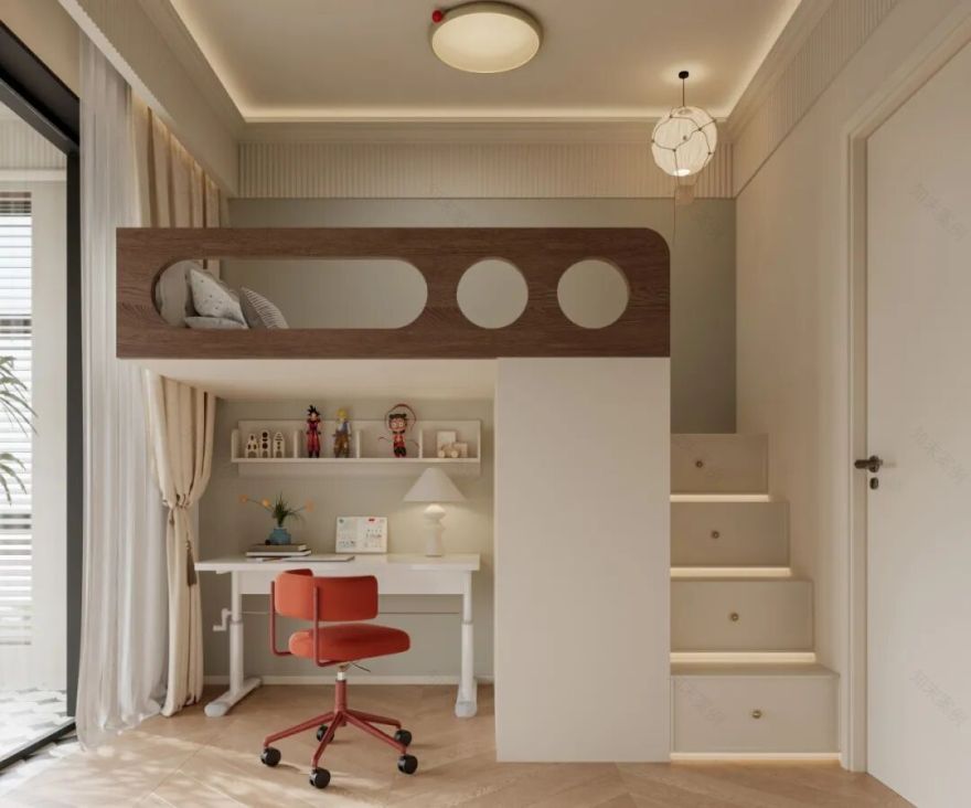 108m²法式美宅|温柔到骨子里的治愈系烟火气-74