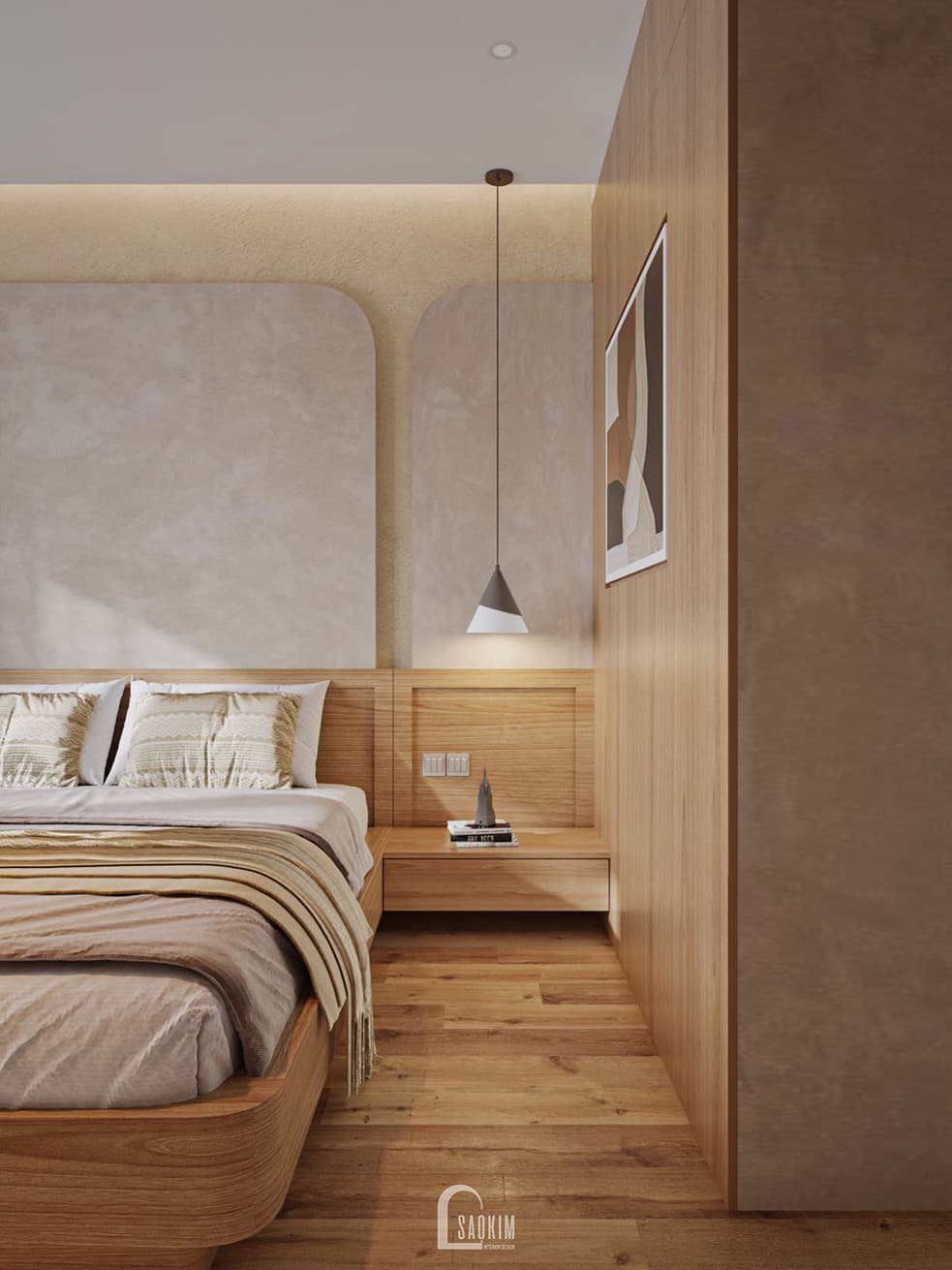 50m² 5 层Japandi风格联排别墅设计丨越南河内-19