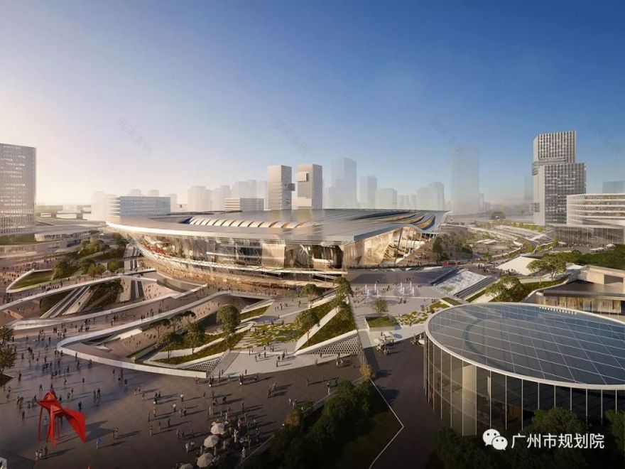 广州白云站创新设计,打造会呼吸的城市交通枢纽-40