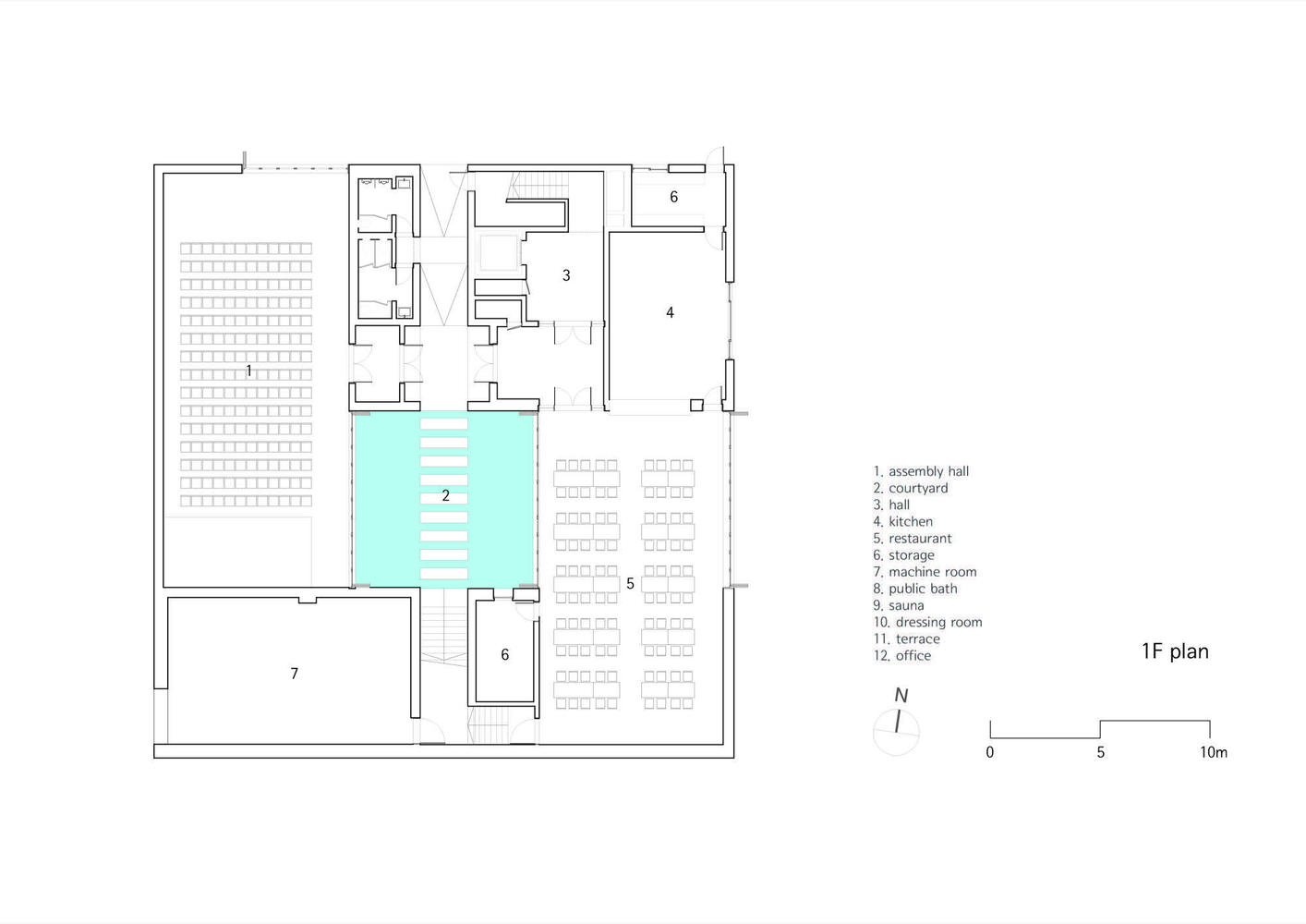 岛居社区中心 | “水”中围出的公共空间-55