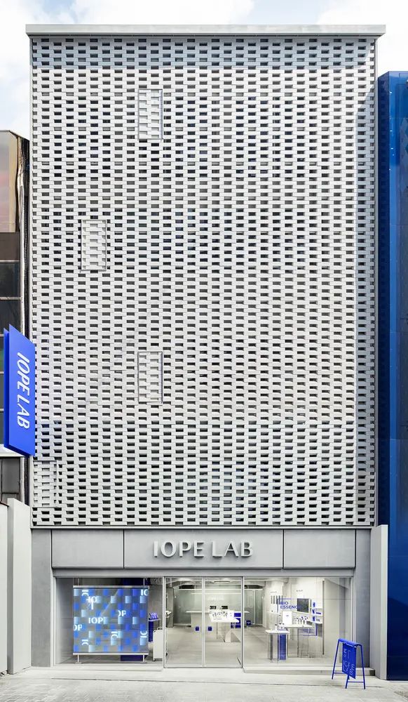 蓝灰调·质感商业空间·IOPE 实验室定制护肤新体验丨韩国-33