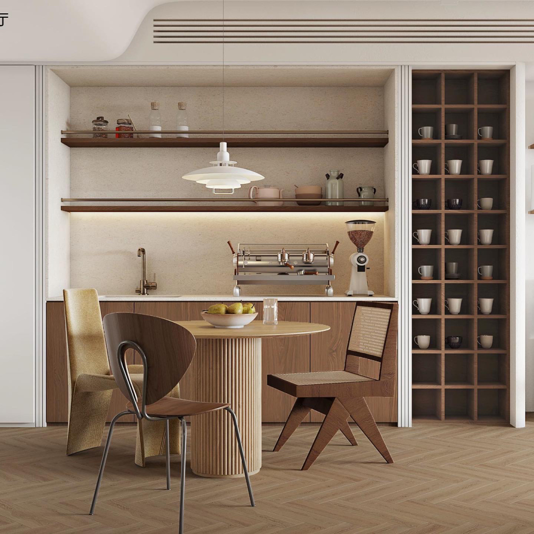 温柔胡桃奶咖色家居设计-8