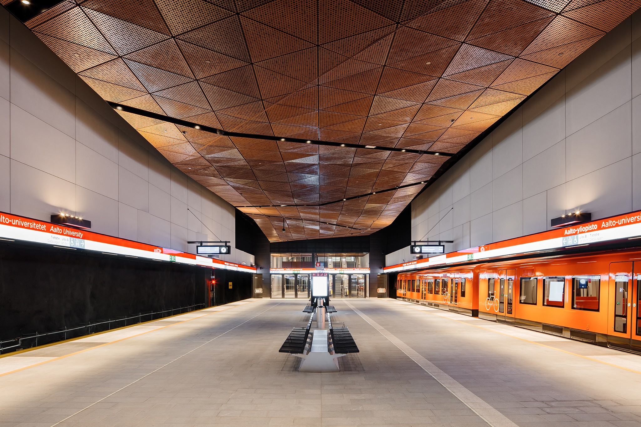 Aalto University Metro Station | ALA Architects-22