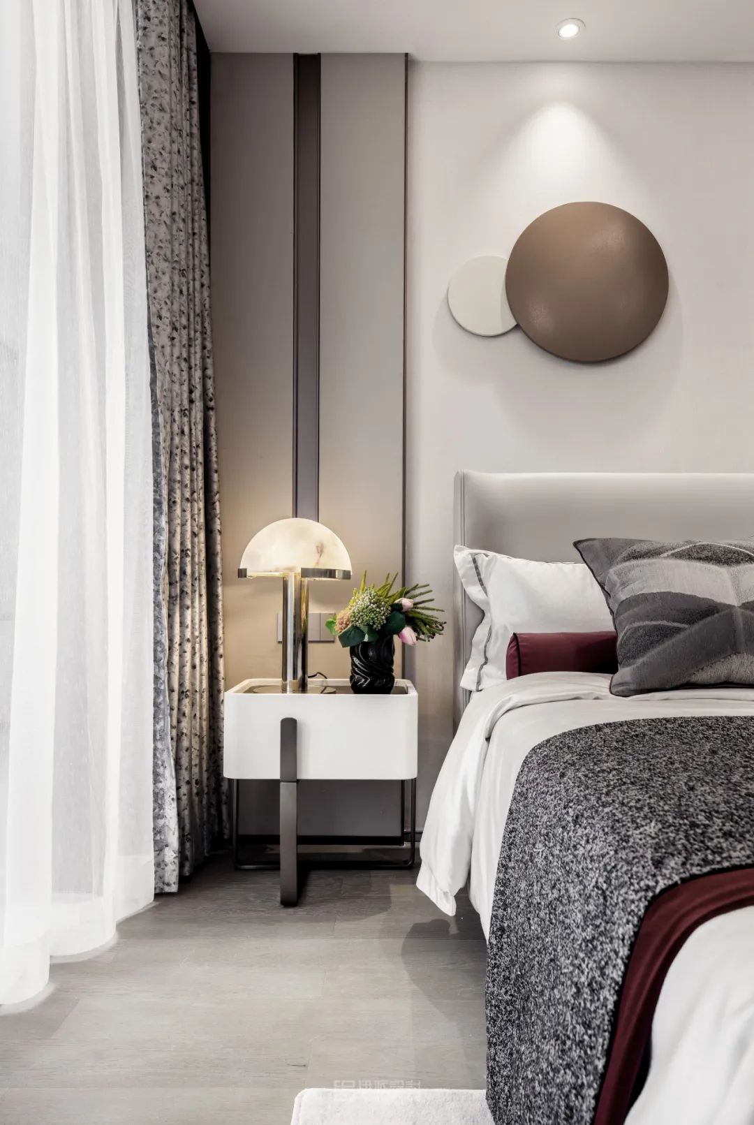 秋水映月 | 常德柳叶湾新中式雅韵样板房-61