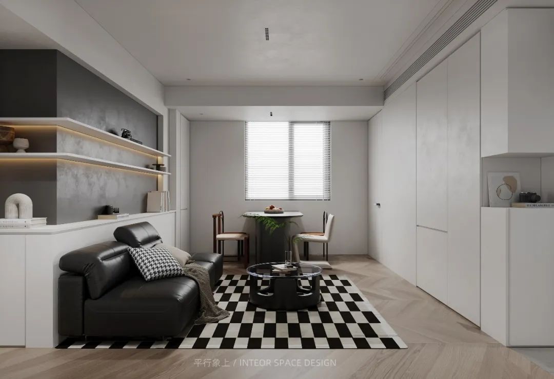 平行象上设计 / 老房改造之：魔力·黑白灰-14