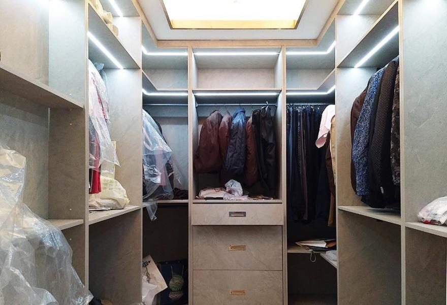 魔都 40 平米宽敞客厅,精致江景大房定制案例-41