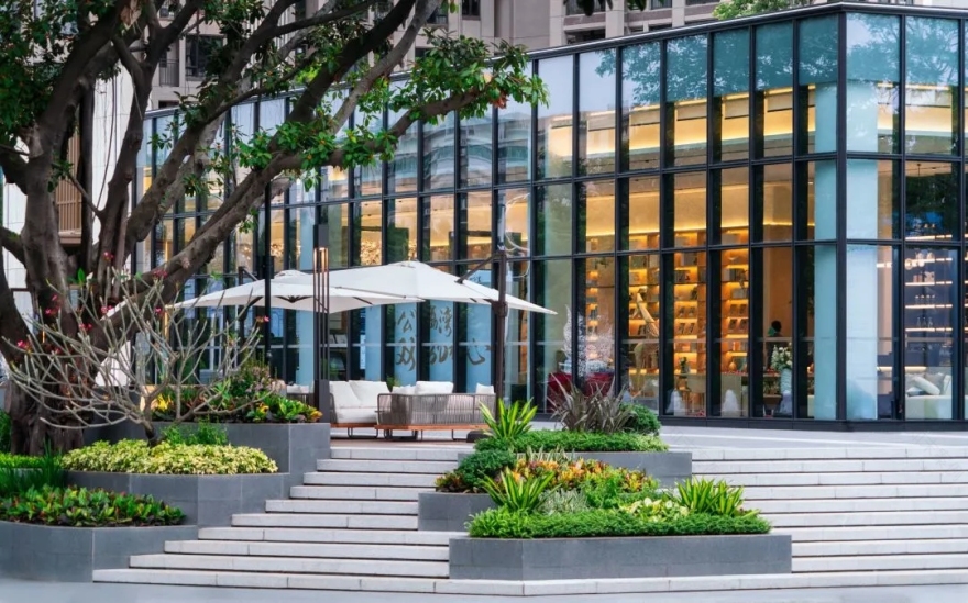 佛山金地龙湾壹号示范区景观丨中国佛山丨五贝景观设计-16