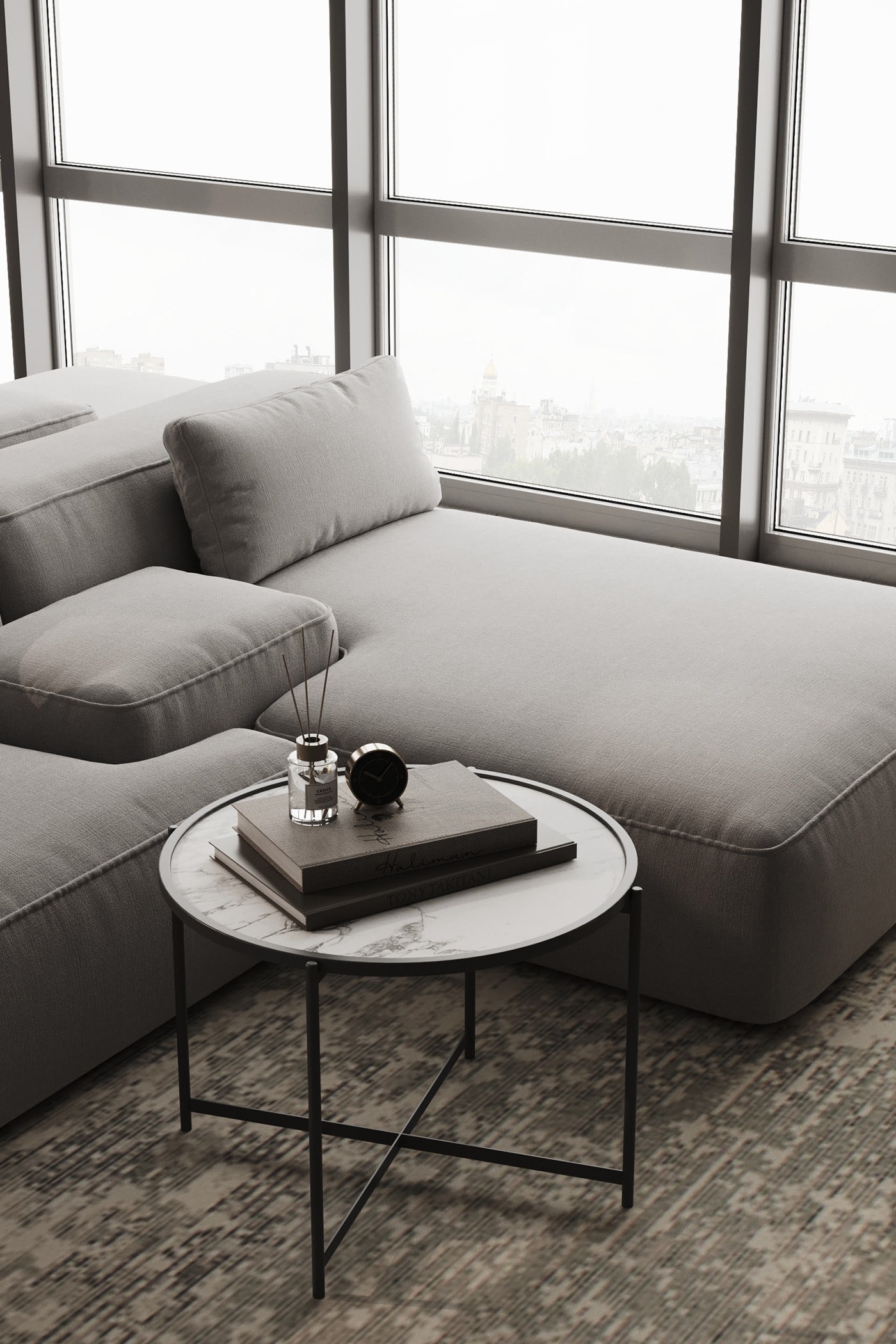 ArtPartner /亚麻+灰褐色的高级空间-9