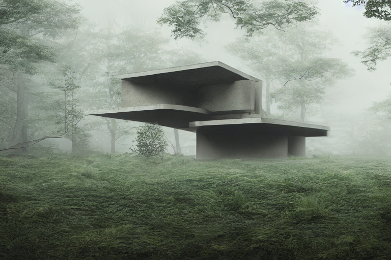 隐林 · 建筑概念丨Stablediffusion-8