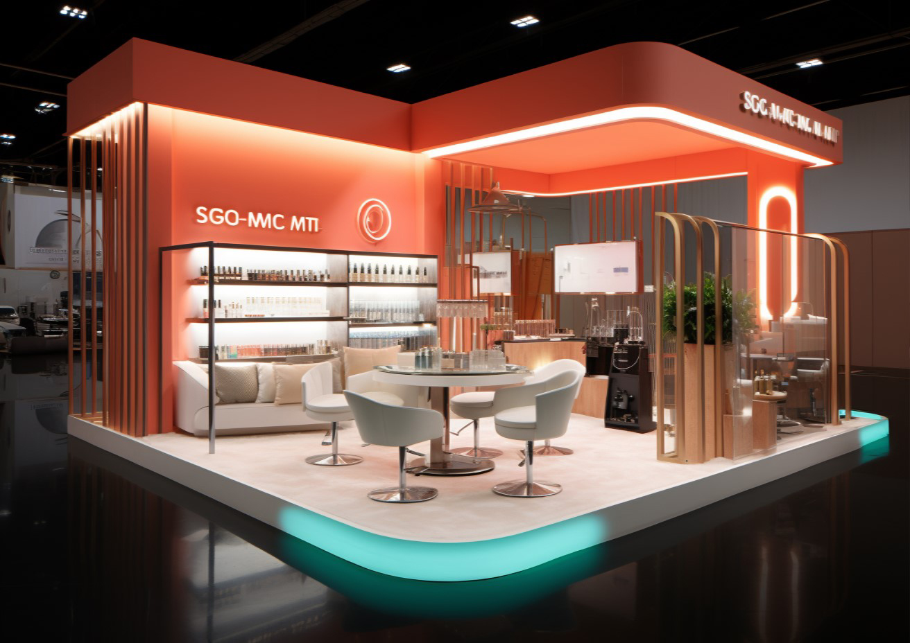 AI展台，AI展台设计，展览设计，展台设计，-2