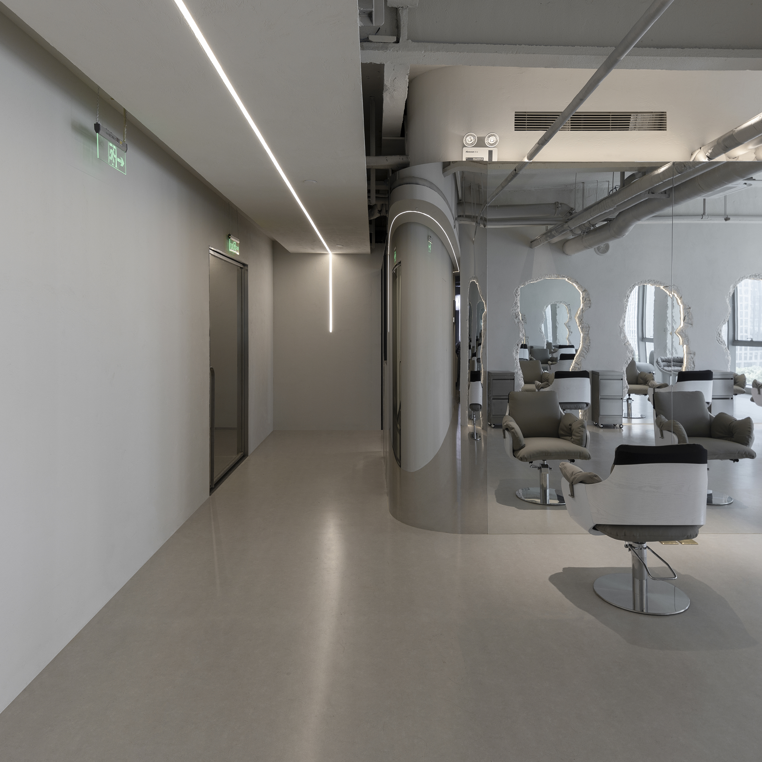 杭州 Mirror Cube Hair Salon | 镜面立方体美学沙龙-15