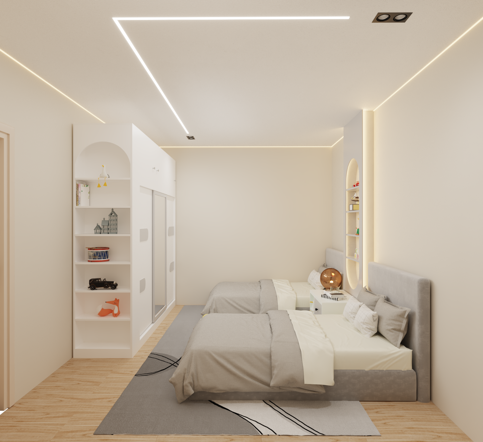 住宅公寓室内设计与装修项目丨埃及丨mohamed mohsen-47