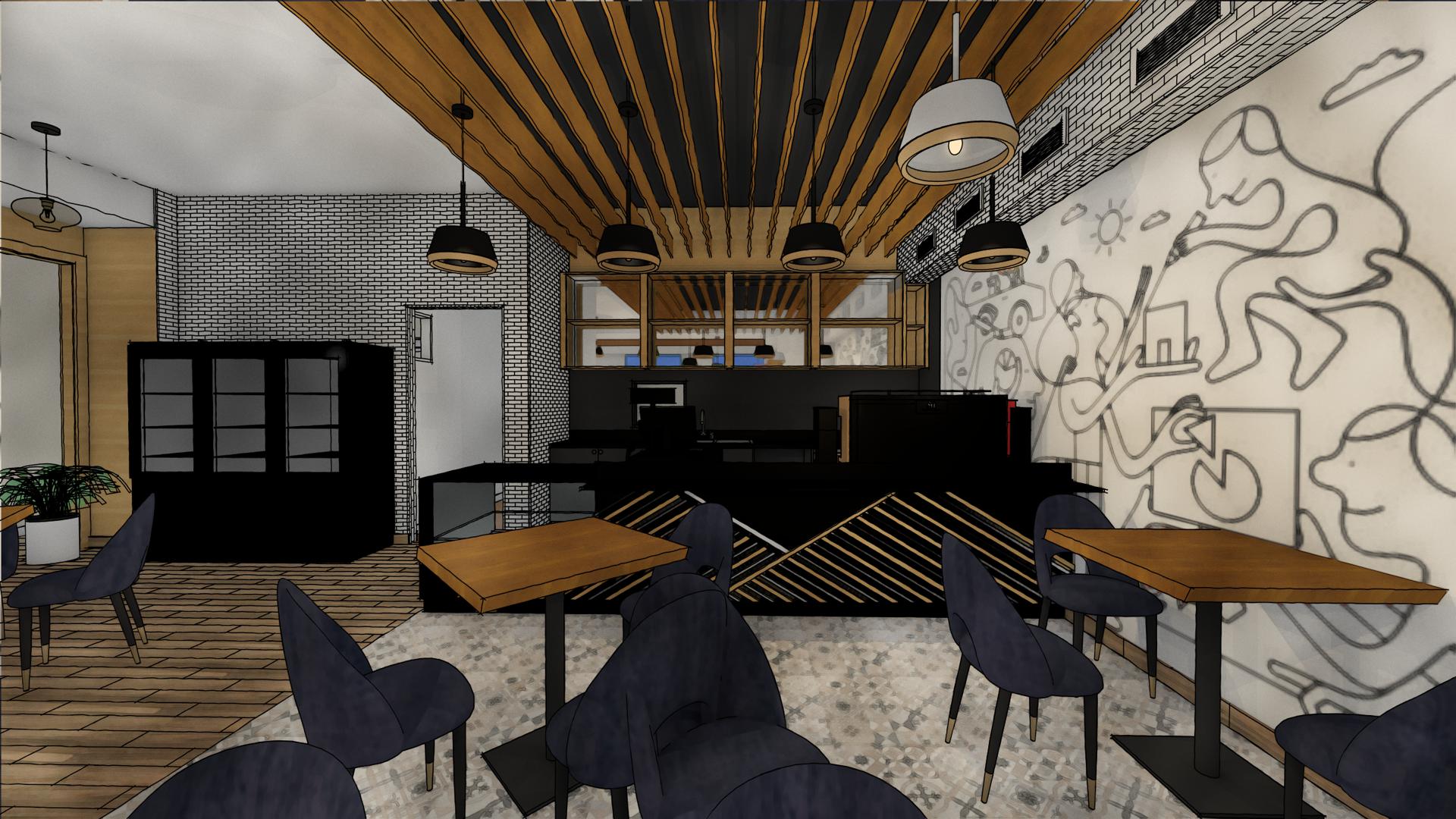 Sierra Cafe Design in Watercolors-2