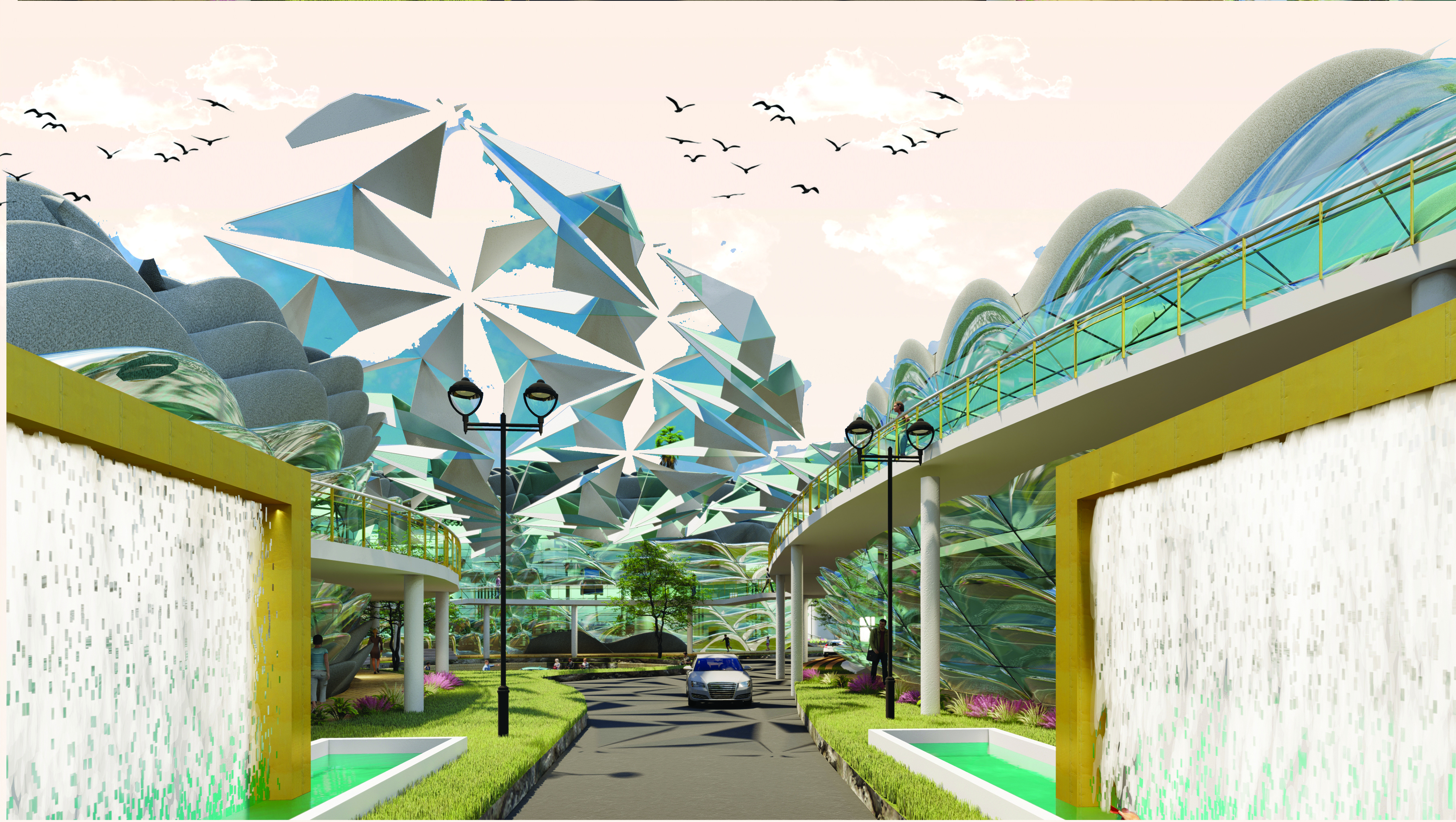 梅赛德斯汽车展厅丨埃及开罗丨Salma mohamed ibrahem-20