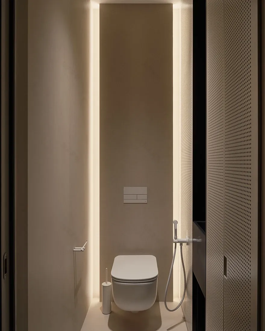 90平米深色青年IT人士公寓设计丨俄罗斯圣彼得堡丨A&R Interiors(亚历山大·阿加波娃,玛格丽塔·普什卡列娃)-53