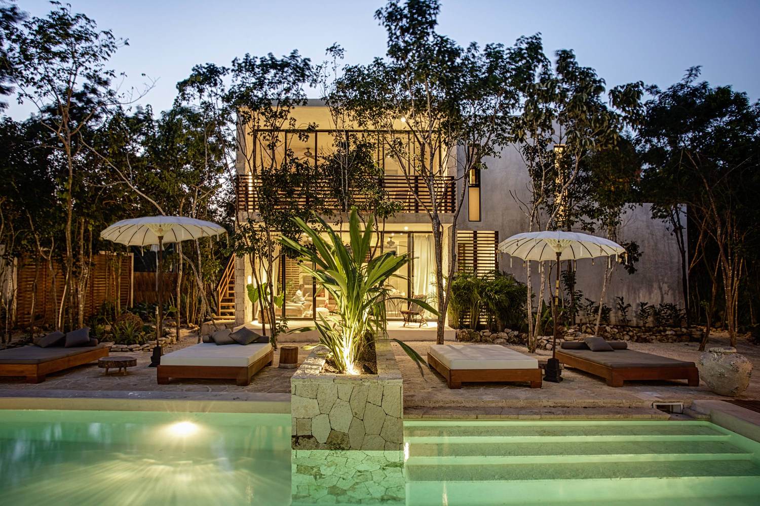 墨西哥雨林中的“Una Vida”有机别墅群-12