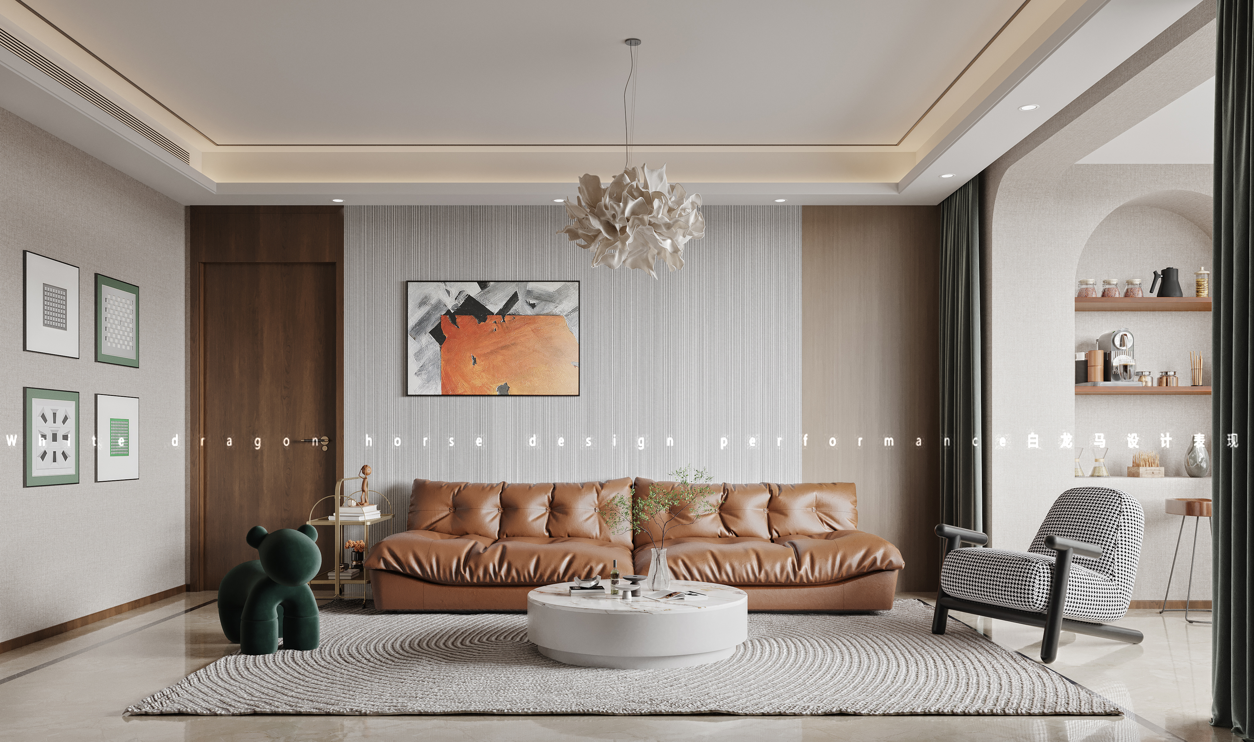 北欧风格——白龙马效果图-7