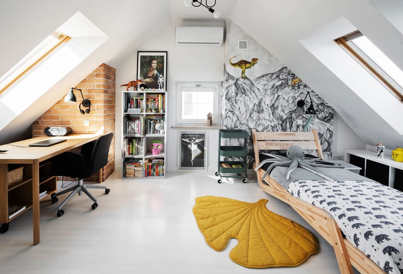 复式公寓改造·客厅带吊床的室内设计-47