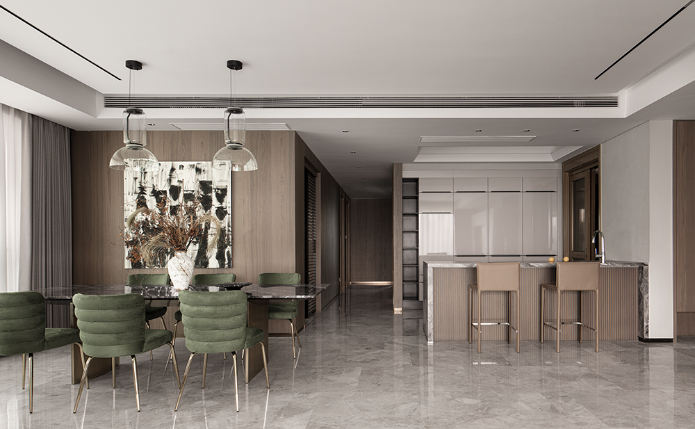 300㎡简约私宅设计丨中国重庆丨七屿设计-23