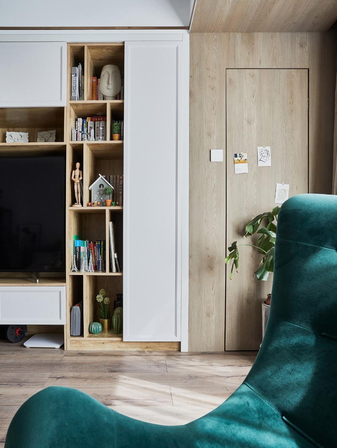 北京通州 90 平米现代轻奢三室一厅,设计巧妙利用空间-16