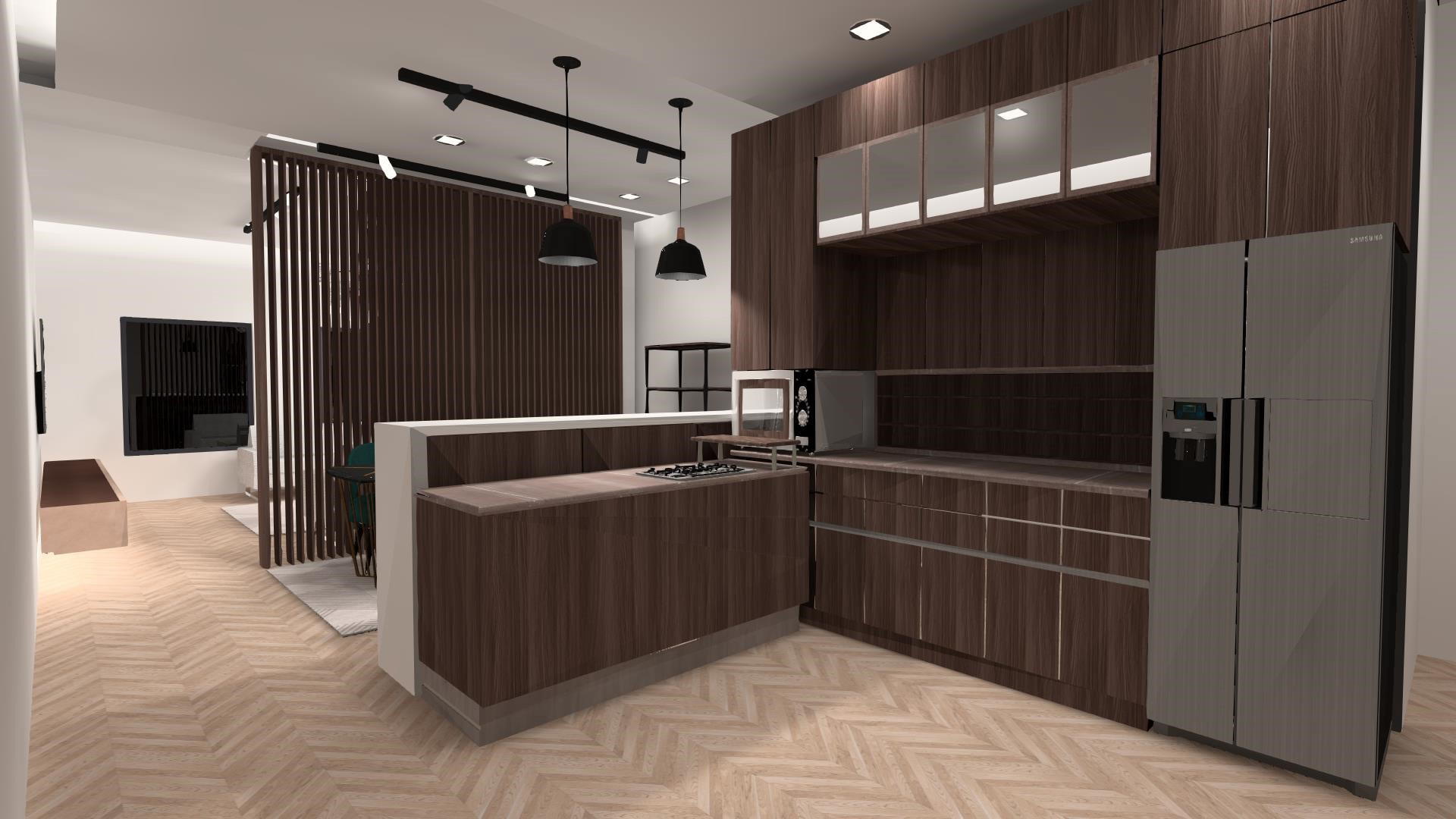 科威特私人公寓照明设计项目-6