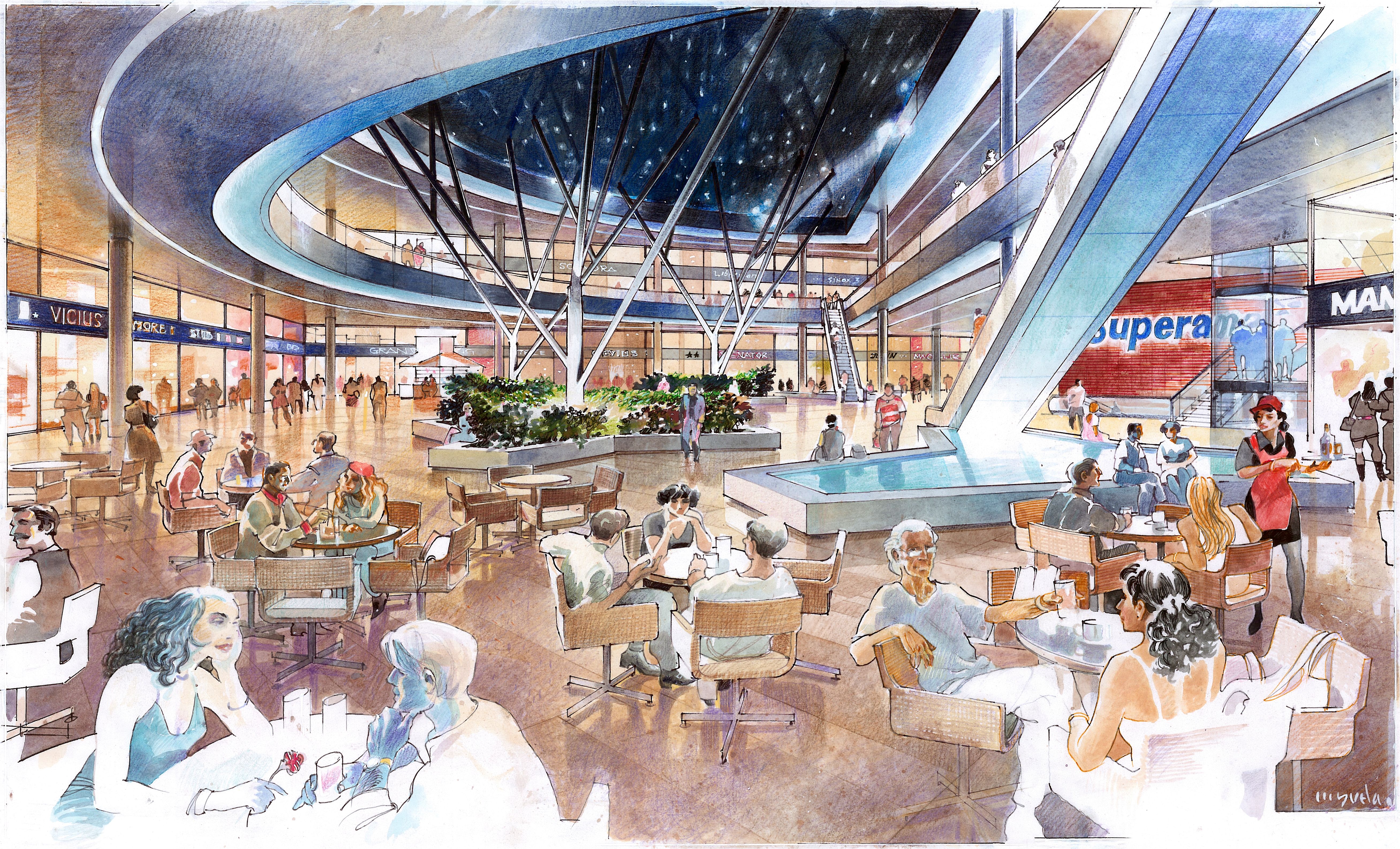 Interplaza 购物商场 | Pascal Arquitectos 的现代商业空间设计-4