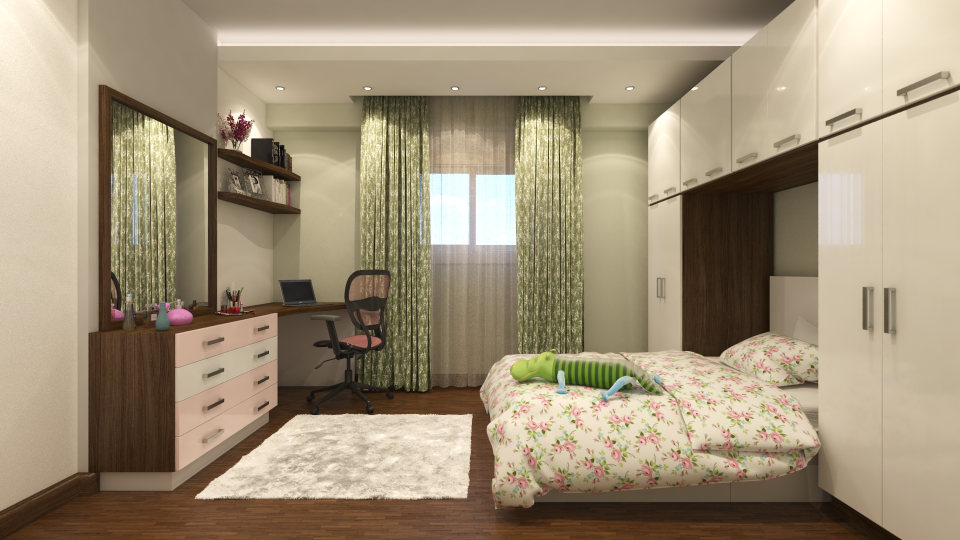 A modern colorful apartment-15