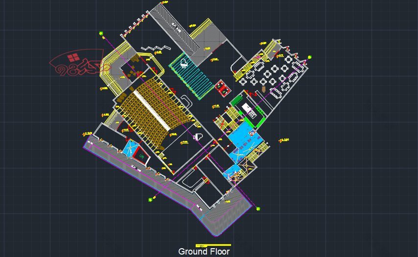 最完整的音乐博物馆项目(代码,3D,图纸)-23