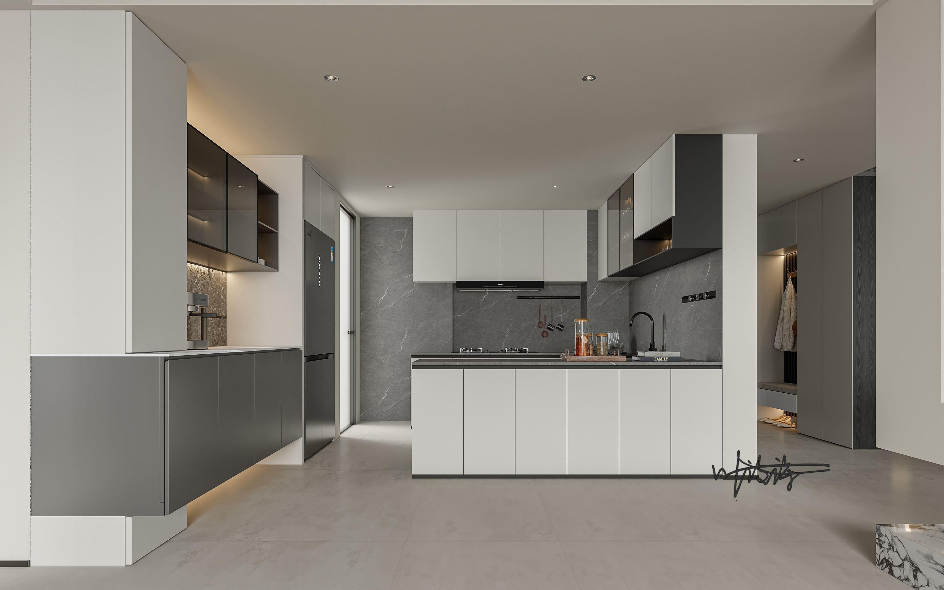 复式楼现代风装修 彰显高级大气风范-3