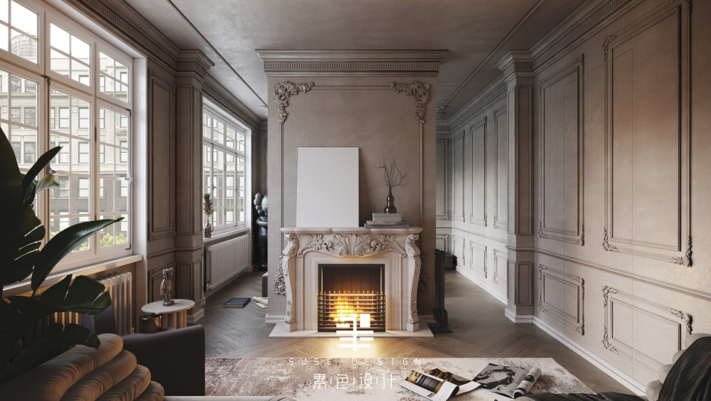 复古欧式家居设计 | 谢 PG 的素色韵味-7