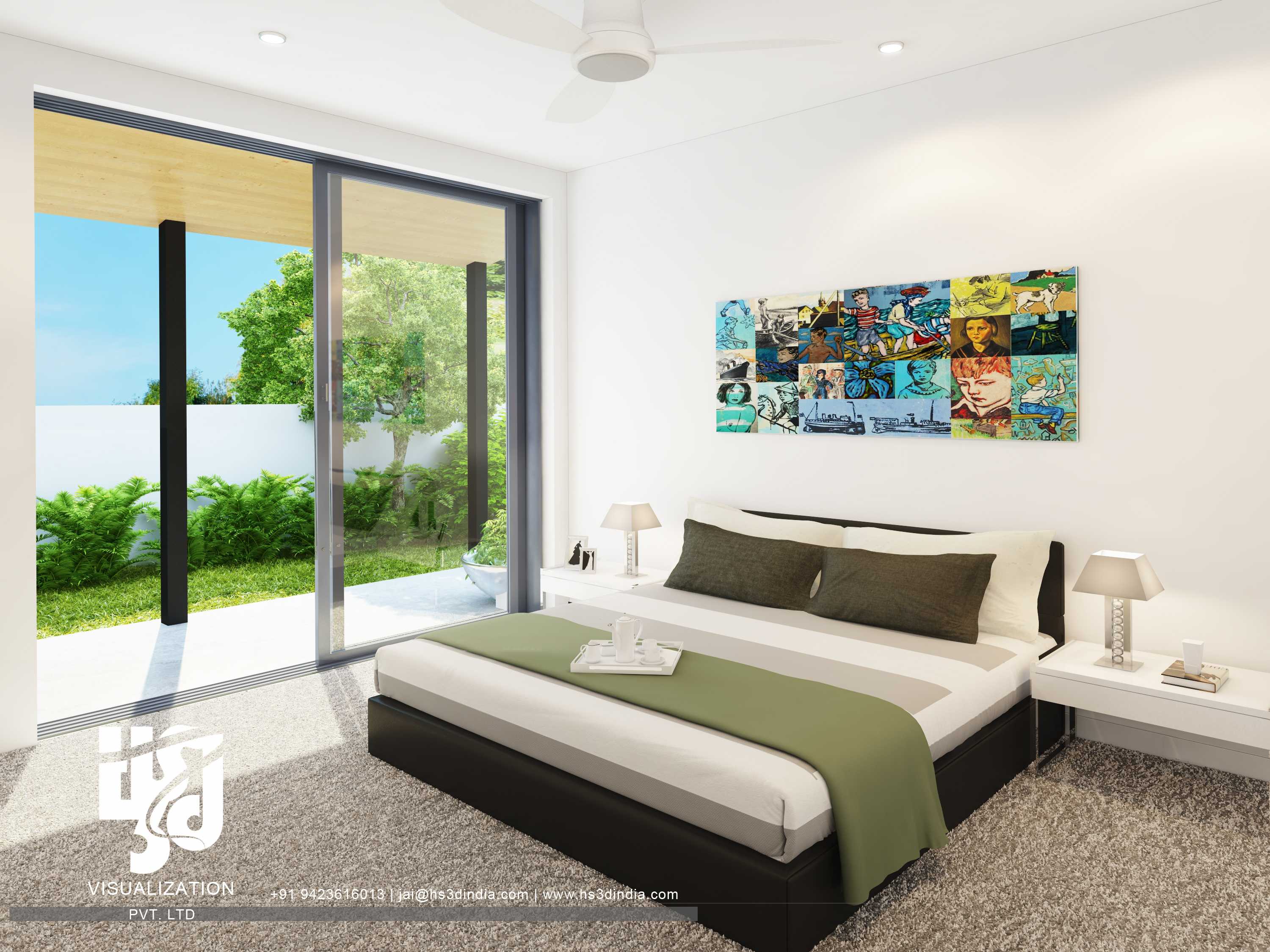 印度 HS3D 打造惊艳住宅室内渲染-53