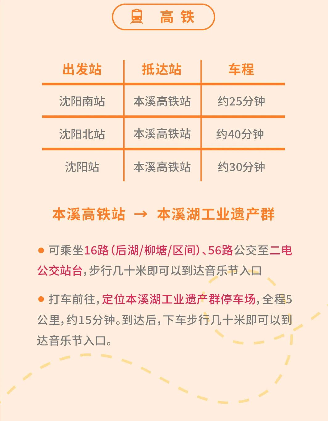 本溪·枫YEAH!音乐节交通出行攻略，一键收藏，带你无缝直达狂欢现场！-8
