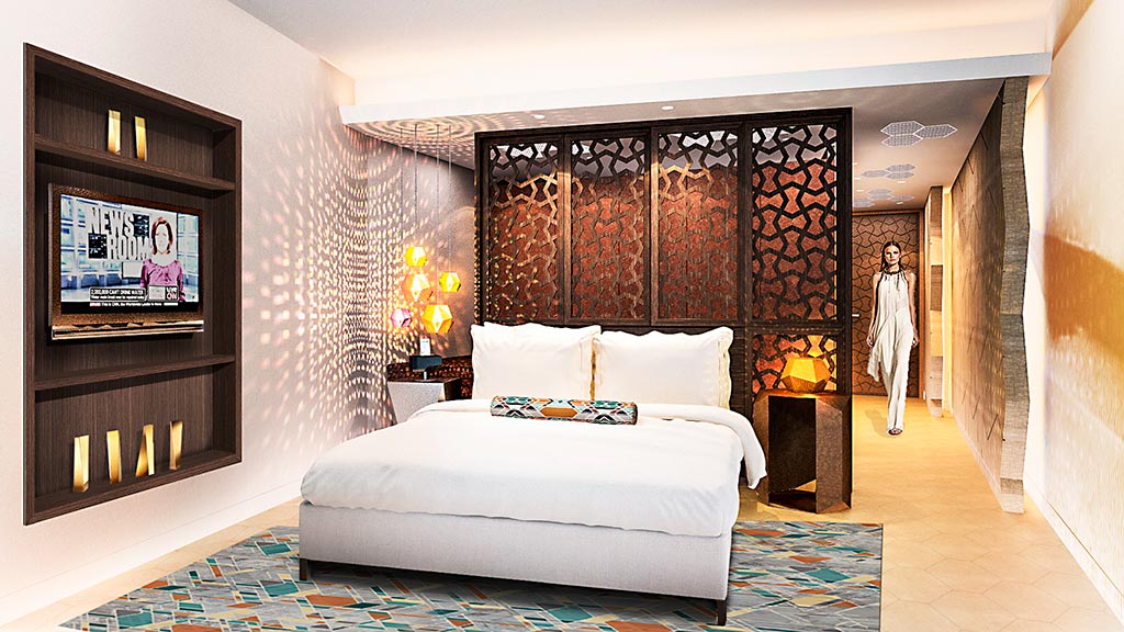 Gensler 打造沙特阿拉伯五星星级酒店 Indigo Hotel-9