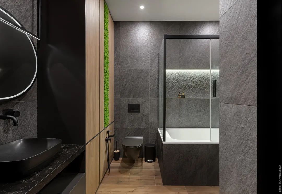 圆形通道串联生活空间,116㎡现代私宅魅力非凡-18