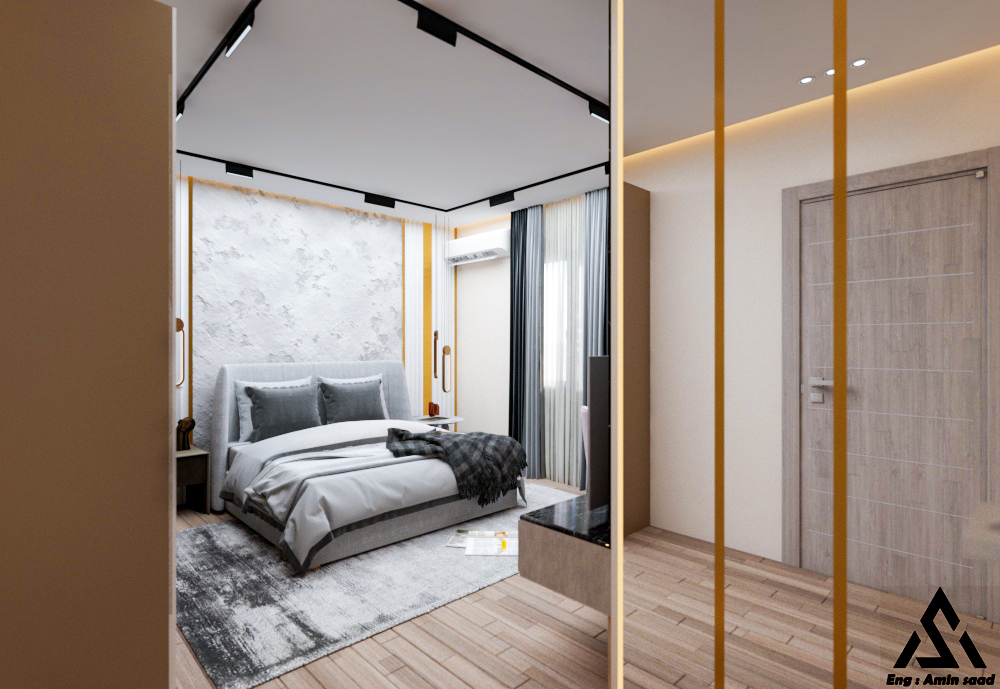 تصميم شقة 150 متر-1