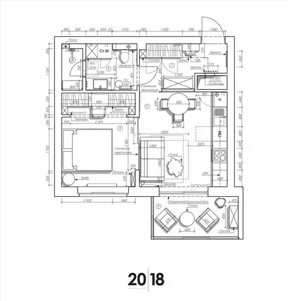 阳光 Scandinave 公寓 | 小空间，大设计-2
