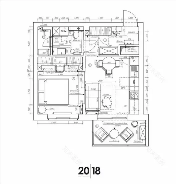 阳光 Scandinave 公寓 | 小空间,大设计-2
