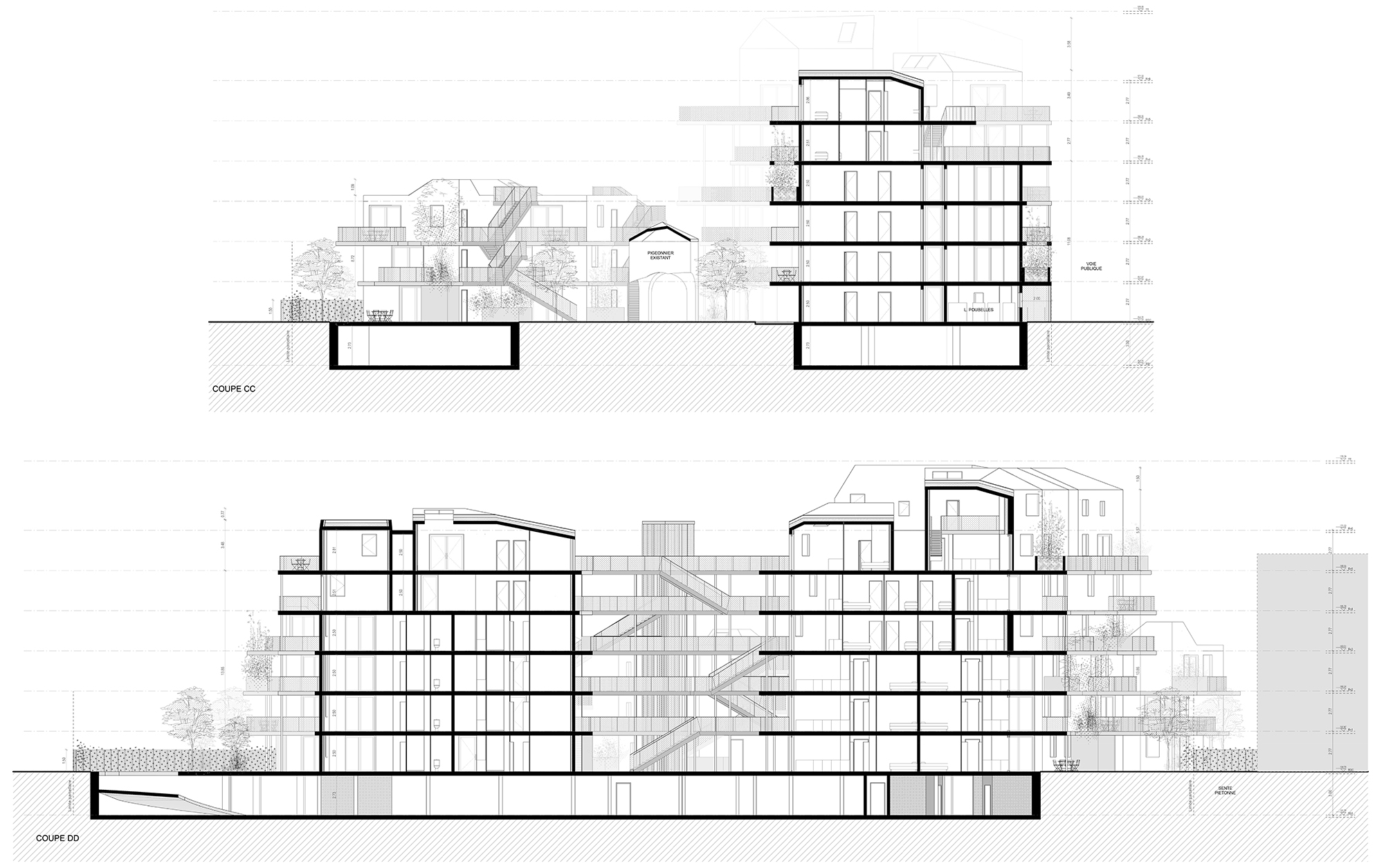 Toulouse ZAC SaintMartin 住宅楼丨法国图卢兹丨Aldric Beckmann Architectes-59