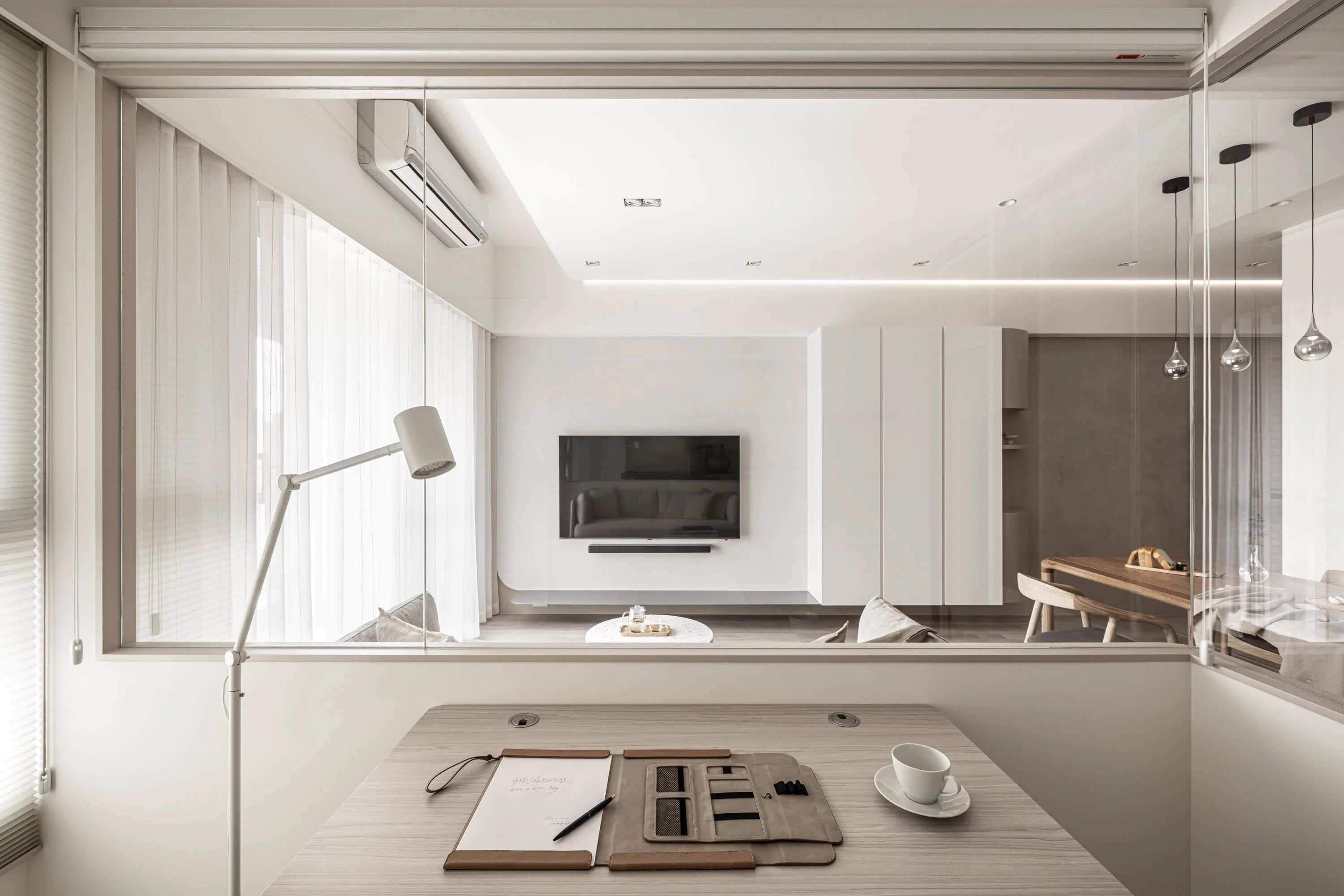 温润奶油风居家空间丨寓子设计-53