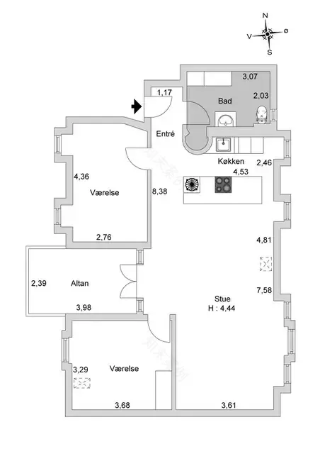 丹麦蓝色公寓 | 宁静的禅意空间-23