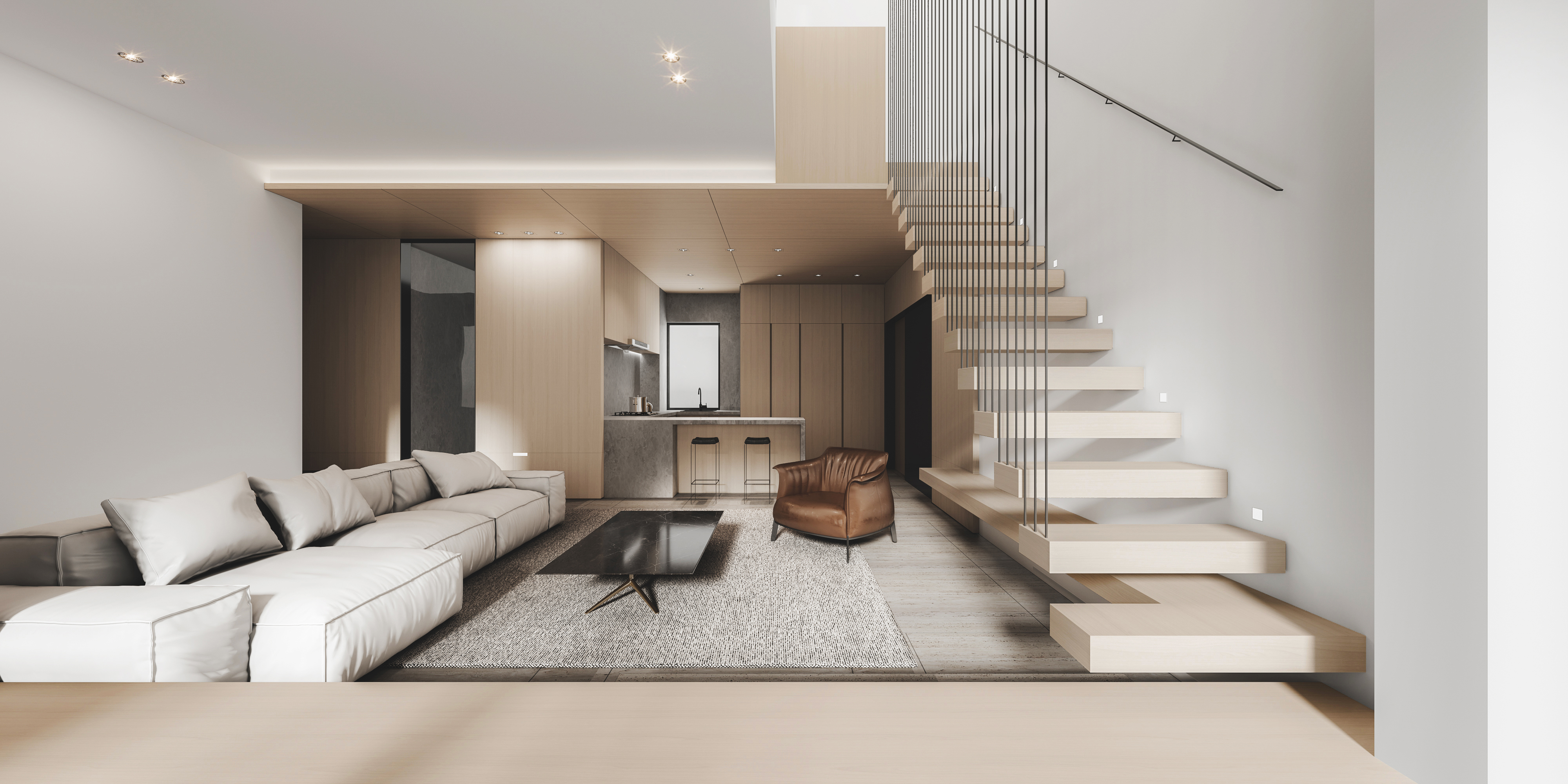 峨眉山顶层loft公寓丨中国成都丨一乘建筑空间-2