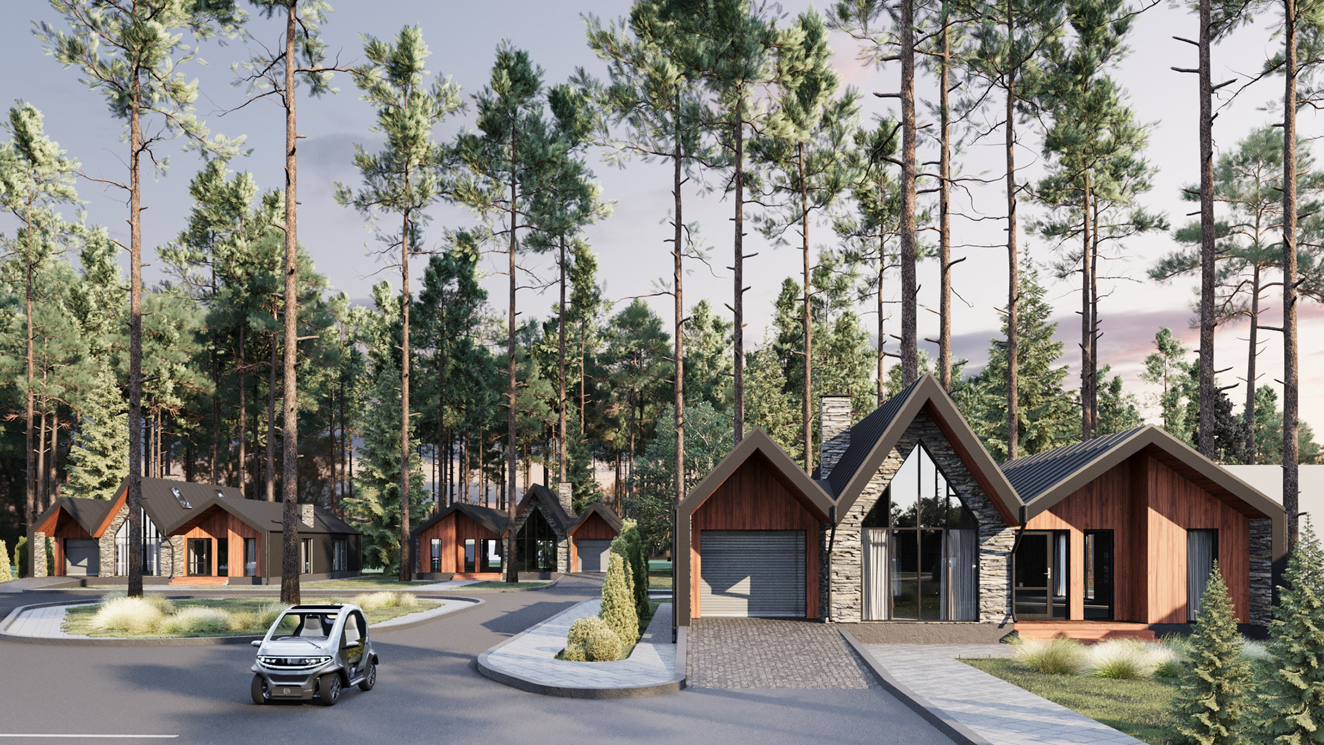 Group of homes for foster families-2