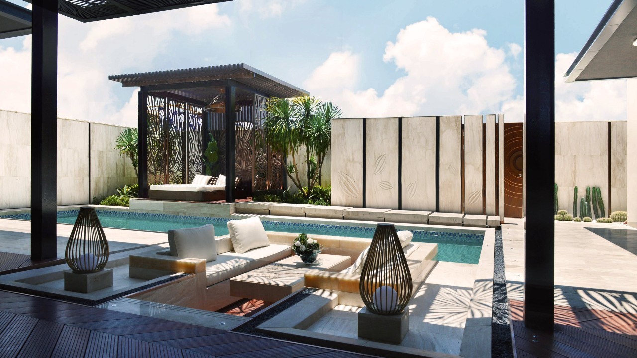 度假胜地，意式托斯卡纳风情庭院-45