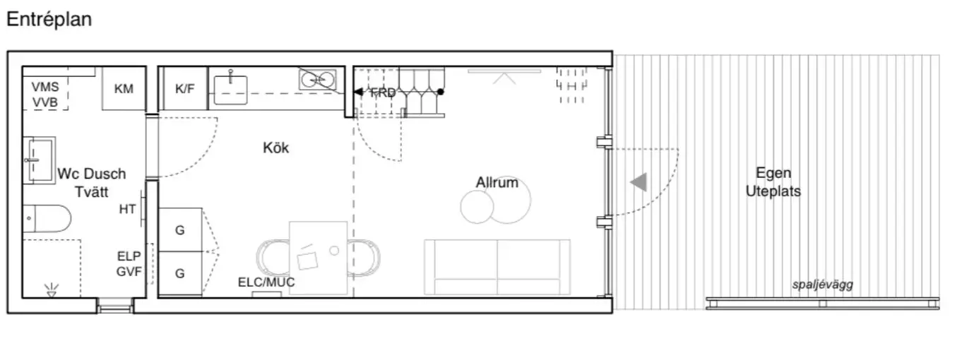 瑞典 25m²全白迷你屋，极致简约之美-15
